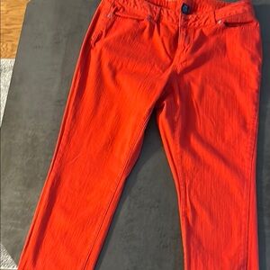 Vibrant Orange Eloquii  Women's Jeans